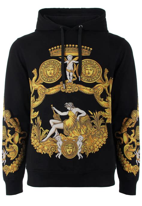 versace hoodie jacket|versace hoodie men's sale.